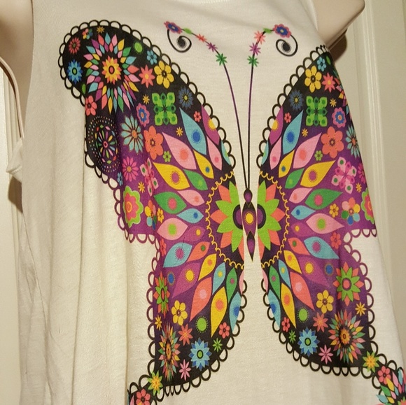 Butterfly tank top Size small Mexicali Blues - Picture 4 of 6